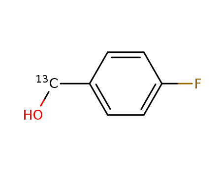 p-Fluorbenzylalkohol-α-<sup>13</sup>C