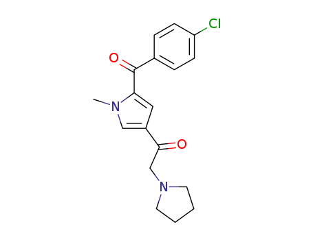 1-[5-(4-chlorobenzoyl)-1-methyl-1H-pyrrol-3-yl]-2-(1-pyrrolidinyl)ethanone