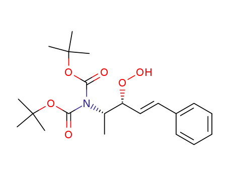 (1S,2R)-(E)-bis(1,1-dimethylethyl) N-(hydroperoxy-1-methyl-4-phenylbut-3-enyl)imidodicarbonate