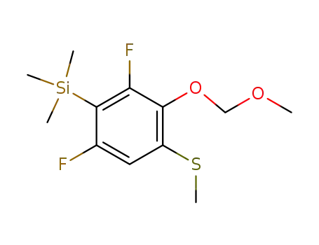 3,5-difluoro-2-(methoxymethyleneoxy)-4-(trimethylsilyl)phenyl methyl sulfide