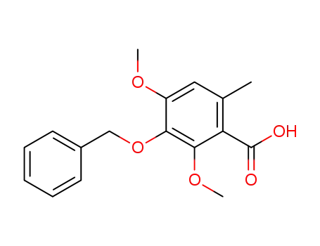3-benzyloxy-2,4-dimethoxy-6-methylbenzoic acid