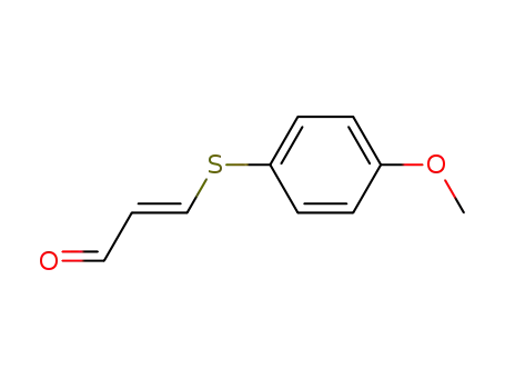 2-Propenal, 3-[(4-methoxyphenyl)thio]-, (E)-