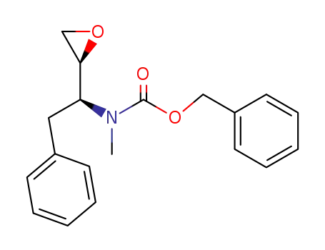 Methyl-((S)-1-(S)-oxiranyl-2-phenyl-ethyl)-carbamic acid benzyl ester