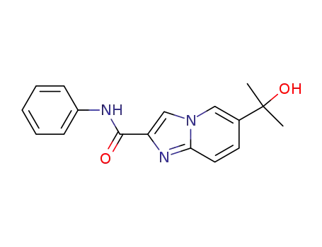 6-(1-hydroxy-1-methylethyl)-N-phenylimidazo[1,2-a]pyridine-2-carboxamide