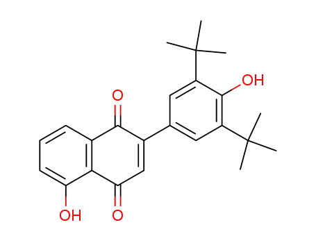 1,4-Naphthalenedione,
2-[3,5-bis(1,1-dimethylethyl)-4-hydroxyphenyl]-5-hydroxy-