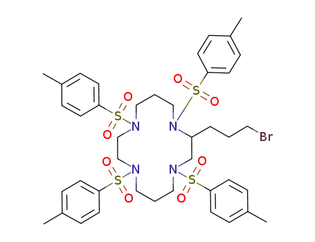 2-(3-Bromo-propyl)-1,4,8,11-tetrakis-(toluene-4-sulfonyl)-1,4,8,11-tetraaza-cyclotetradecane
