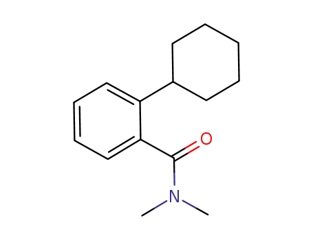 Molecular Structure of 1137094-28-0 (2-cyclohexyl-N,N-dimethylbenzamide)