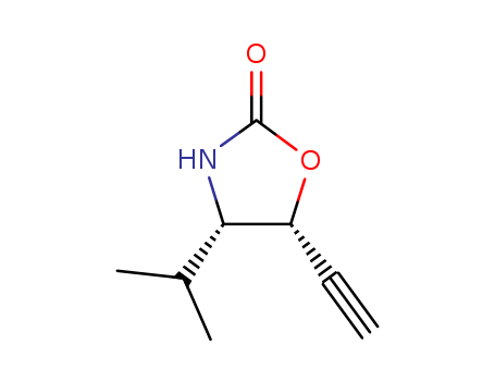 2-OXAZOLIDINONE,5-ETHYNYL-4-(1-METHYLETHYL)-,(4S,5R)-