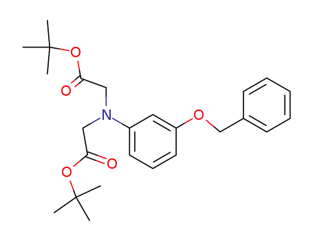 Glycine,
N-[2-(1,1-dimethylethoxy)-2-oxoethyl]-N-[3-(phenylmethoxy)phenyl]-,
1,1-dimethylethyl ester