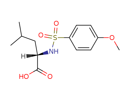 2-{[(4-METHOXYPHENYL)SULFONYL]AMINO}-4-METHYLPENTANOIC ACID