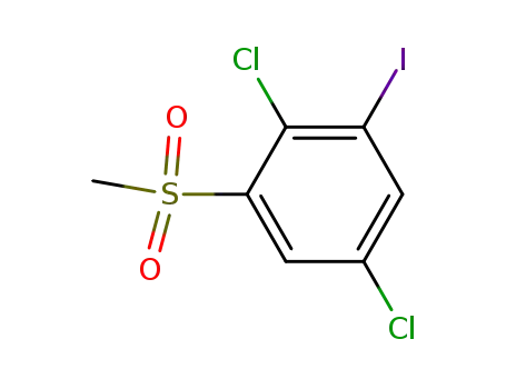 Benzene, 2,5-dichloro-1-iodo-3-(methylsulfonyl)-
