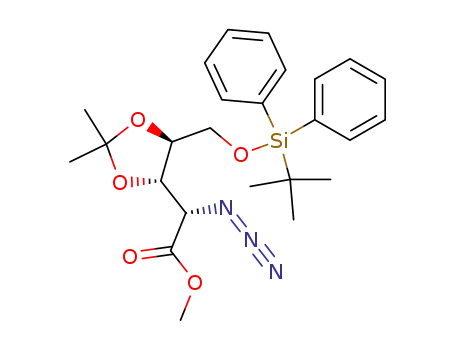 Methyl 2-azido-5-O-tert-butyldiphenylsilyl-2-deoxy-3,4-O-isopropylidene-L-xylonate