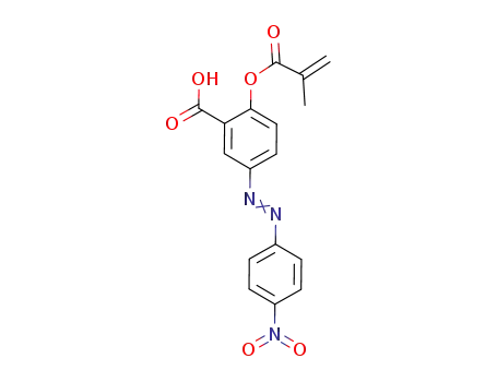 5-(4-nitrophenylazo)-2-(methacroyloxy)benzoic acid