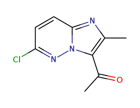 1-(6-CHLORO-2-METHYLIMIDAZO[1,2-B]PYRIDAZIN-3-YL)-ETHANONE