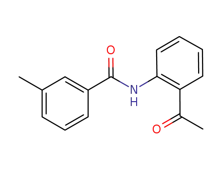 N-(2-acetylphenyl)-3-methylbenzamide