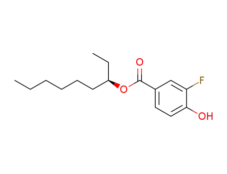 3-Fluoro-4-hydroxy-benzoic acid (R)-1-ethyl-heptyl ester