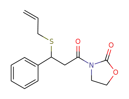 3-(3-(allylthio)-3-phenylpropanoyl)oxazolidin-2-one