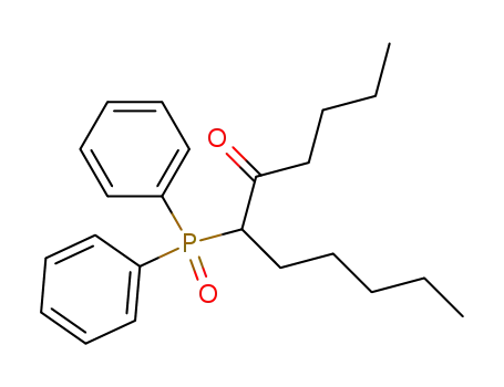 Molecular Structure of 201872-03-9 (6-Diphenylphosphinoylundecan-5-one)