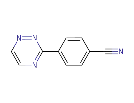 Molecular Structure of 1141765-45-8 (3-(4'-cyanophenyl)-1,2,4-triazine)