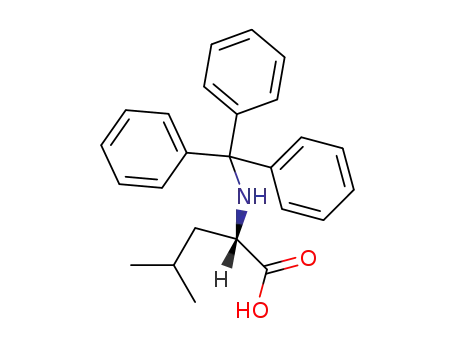 Molecular Structure of 32225-38-0 (N-tritylleucine)