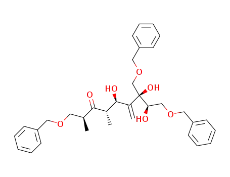 (2S,4S,5R,7S,8R)-1,9-Bis-benzyloxy-7-benzyloxymethyl-5,7,8-trihydroxy-2,4-dimethyl-6-methylene-nonan-3-one