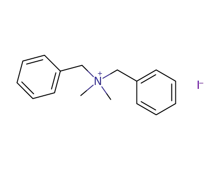 Molecular Structure of 52111-74-7 (Benzenemethanaminium, N,N-dimethyl-N-(phenylmethyl)-, iodide)