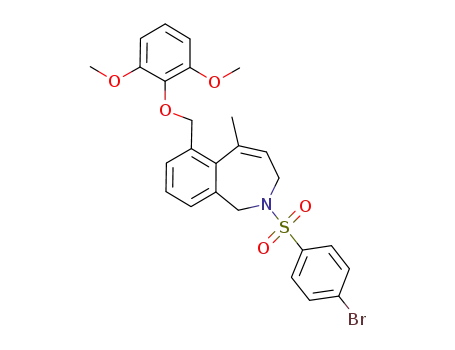 2-(4-bromophenylsulfonyl)-6-[(2,6-dimethoxyphenoxy)methyl]-5-methyl-2,3-dihydro-[1H]-2-benzazepine