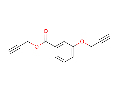 Molecular Structure of 176038-82-7 (3-Prop-2-ynyloxy-benzoic acid prop-2-ynyl ester)