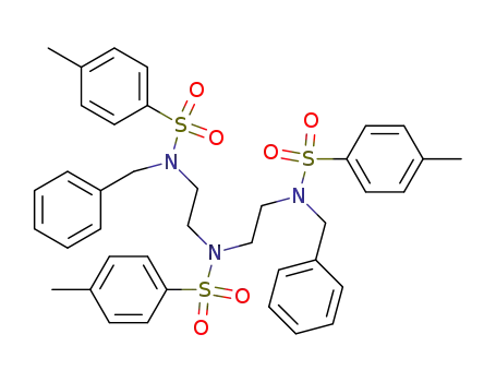 Benzenesulfonamide,
4-methyl-N,N-bis[2-[[(4-methylphenyl)sulfonyl](phenylmethyl)amino]ethyl]
-