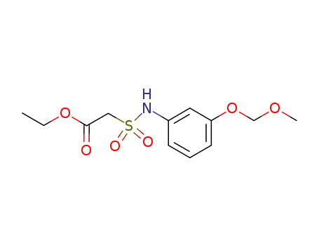 Molecular Structure of 1049708-54-4 ({N-[3-(methoxymethoxy)phenyl]sulfamoyl}acetate)