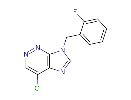 7-chloro-3-(2-fluorobenzyl)-3H-imidazo<4,5-c>pyridazine