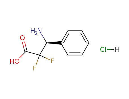 3-Amino-2,2-difluoro-3-phenylpropanoic acid--hydrogen chloride (1/1)