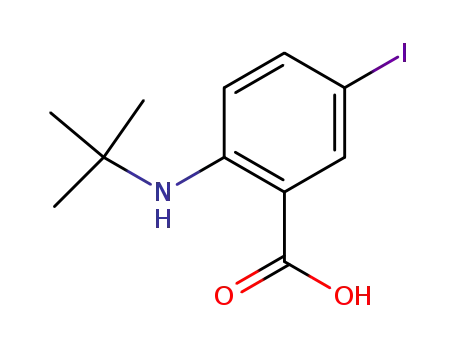 N-tert-butyl-5-iodoanthranilic acid