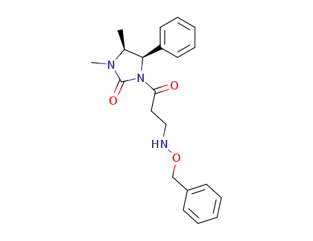 (4S,5R)-1-(3-Benzyloxyamino-propionyl)-3,4-dimethyl-5-phenyl-imidazolidin-2-one