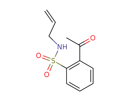 Molecular Structure of 1124221-13-1 (2-acetyl-N-allylbenzenesulfonamide)
