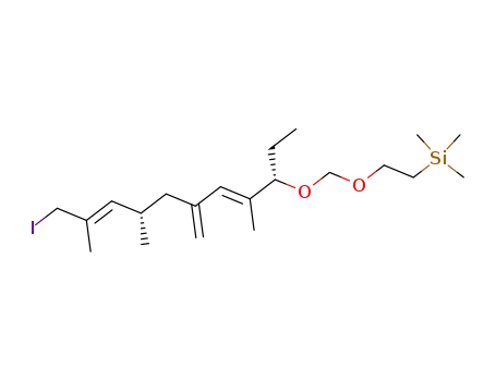 [2-((2E,7E)-(1S,6S)-1-Ethyl-9-iodo-2,6,8-trimethyl-4-methylene-nona-2,7-dienyloxymethoxy)-ethyl]-trimethyl-silane