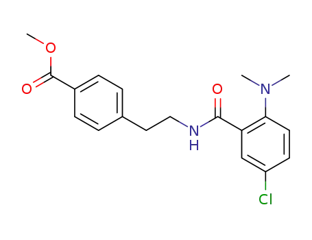 methyl 4-(2-(5-chloro-2-dimethylamino-benzoylamino)-ethyl)-benzoate