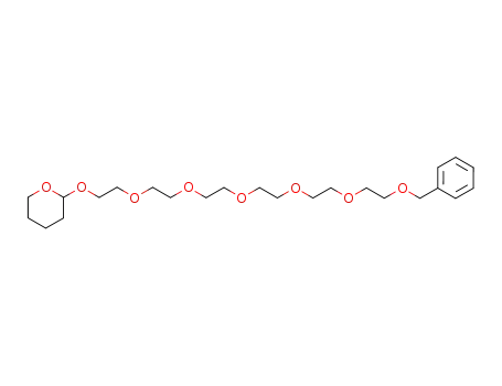 Molecular Structure of 230620-73-2 (2-{2-[2-(2-{2-[2-(2-benzyloxy-ethoxy)-ethoxy]-ethoxy}-ethoxy)-ethoxy]-ethoxy}-tetrahydro-pyran)