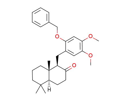 (1R,8aS)-1-(2-(benzyloxy)-4,5-dimethoxybenzyl)-5,5,8a-trimethyloctahydronaphthalen-2(1H)-one