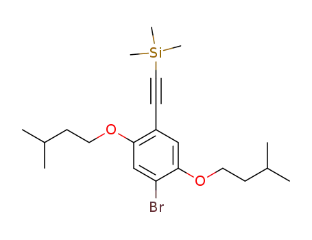 Silane, [[4-bromo-2,5-bis(3-methylbutoxy)phenyl]ethynyl]trimethyl-