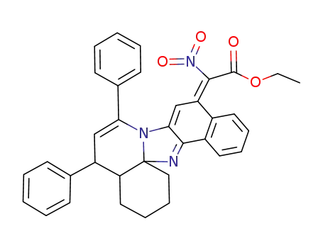 Molecular Structure of 234762-41-5 ((Z)-5a,6,7,9a-Tetrahydro-5a,6-tetramethylene-11-[ethoxycarbonyl(nitro)methylene]naphtho[1',2':4,5]imidazo[1,2-a]pyridine)
