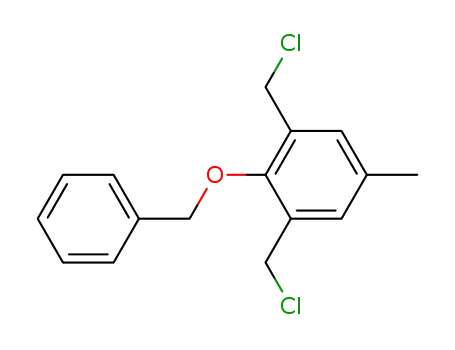 4-(benzyloxy)-3,5-bis(chloromethyl)toluene