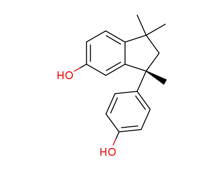 (R)-(+)-2,3-dihydro-3-(4'-hydroxyphenyl)-1,1,3-trimethyl-1H-inden-5-ol