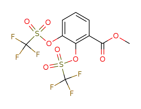 Benzoic acid, 2,3-bis[[(trifluoromethyl)sulfonyl]oxy]-, methyl ester