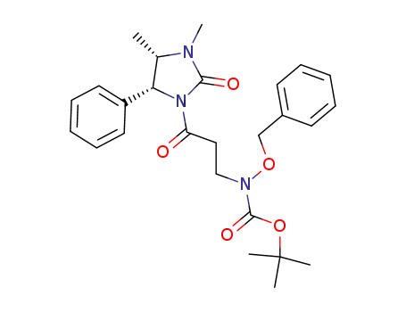 (4R,5S)-1,5-dimethyl-3-{3'-[(tert-butoxycarbonyl)(benzyloxy)amino]propanoyl}-4-phenylimidazolidin-2-one