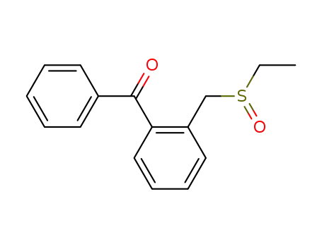 Methanone, [2-[(ethylsulfinyl)methyl]phenyl]phenyl-