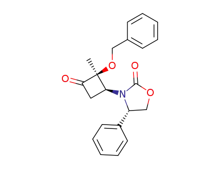 (S)-3-((1S,2S)-2-Benzyloxy-2-methyl-3-oxo-cyclobutyl)-4-phenyl-oxazolidin-2-one