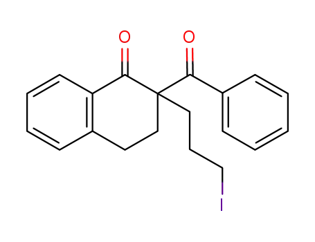 2-(3-iodopropyl)-2-benzoyl-3,4-dihydro-2H-naphthalen-1-one