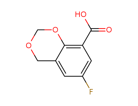 4H-1,3-Benzodioxin-8-carboxylicacid, 6-fluoro-