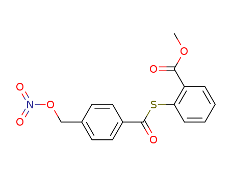 Benzoic acid,2-[[4-[(nitrooxy)methyl]benzoyl]thio]-, methyl ester